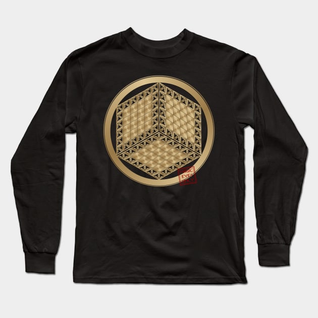 Crop Circle #144 Long Sleeve T-Shirt by MagicEyeOnly